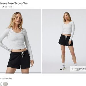 Vuori Pose Scoop Neck Long Sleeve